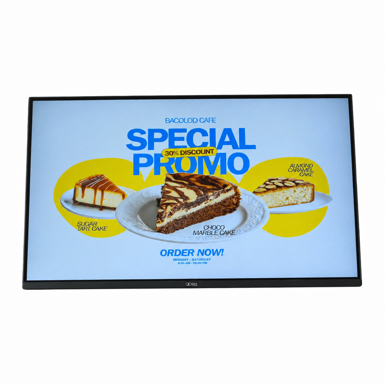 ป้ายโฆษณาดิจิทัลอัจฉริยะ EASYPRINT ELD-27PRO สีดำ_1